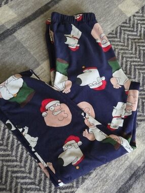Kids Navy Character Holiday Pajama Pants